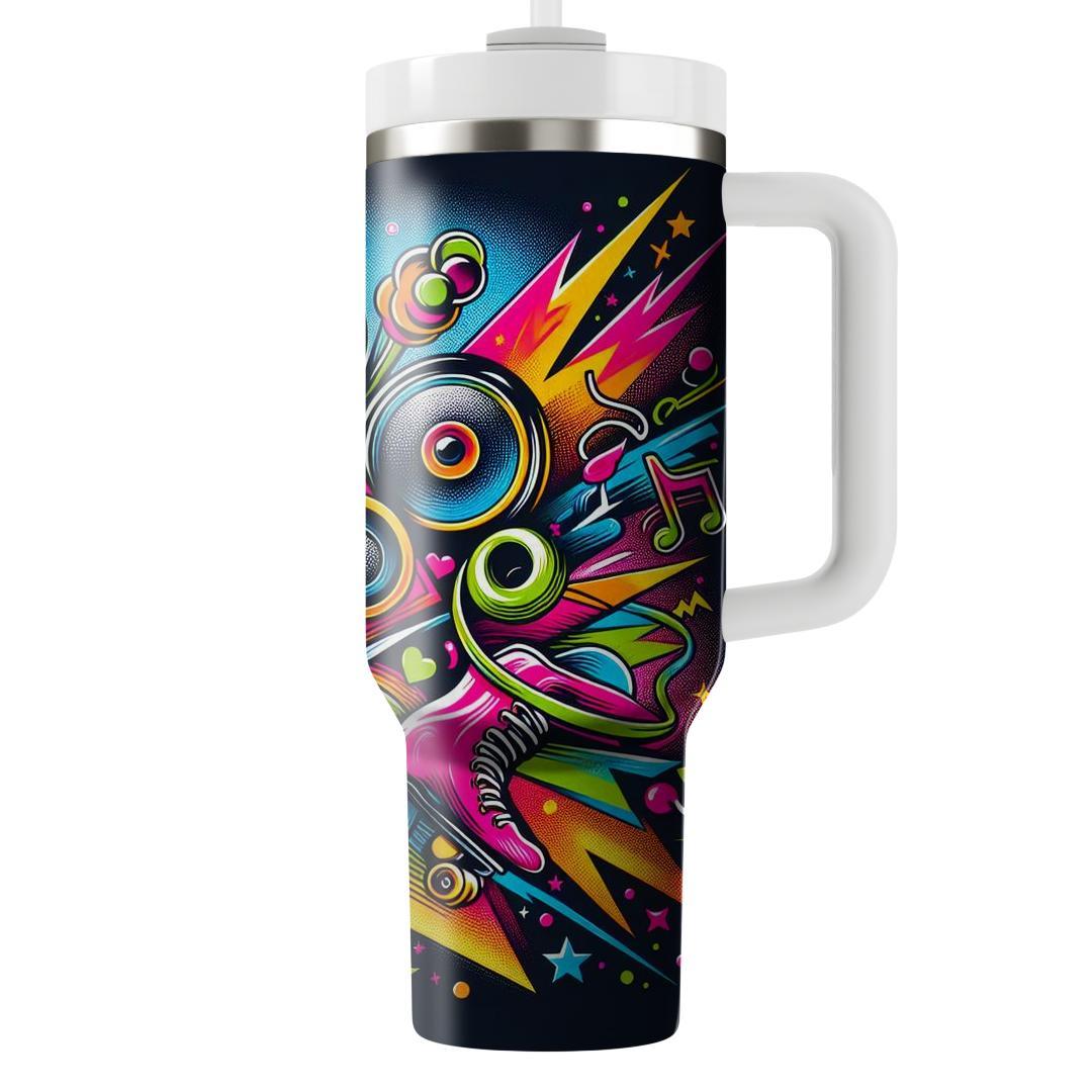 Neon Pop Culture  Personalized Tumblers