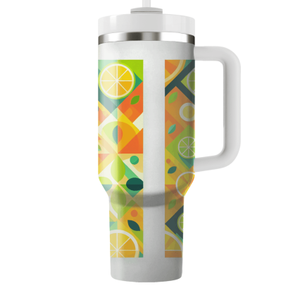 Citrus Slice Mosaic  Custom Tumblers