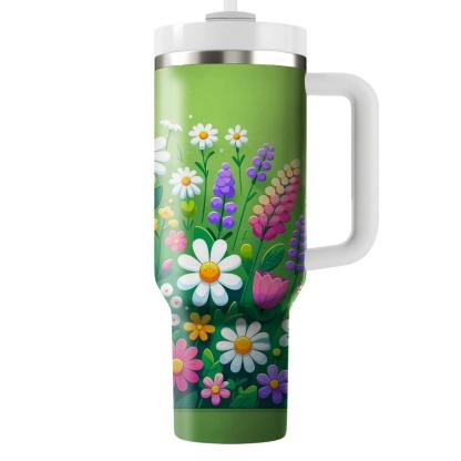 Cheerful Spring Meadow  Insulated Tumblers