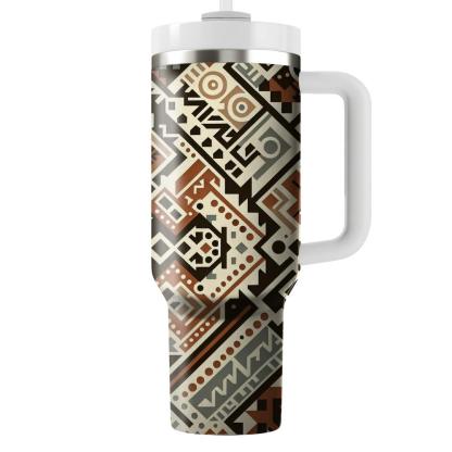 Intricate Tribal Motif  Tumblers For Gifts