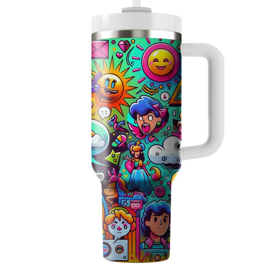 Classic 80s Cartoons  Tumblers For Gifts