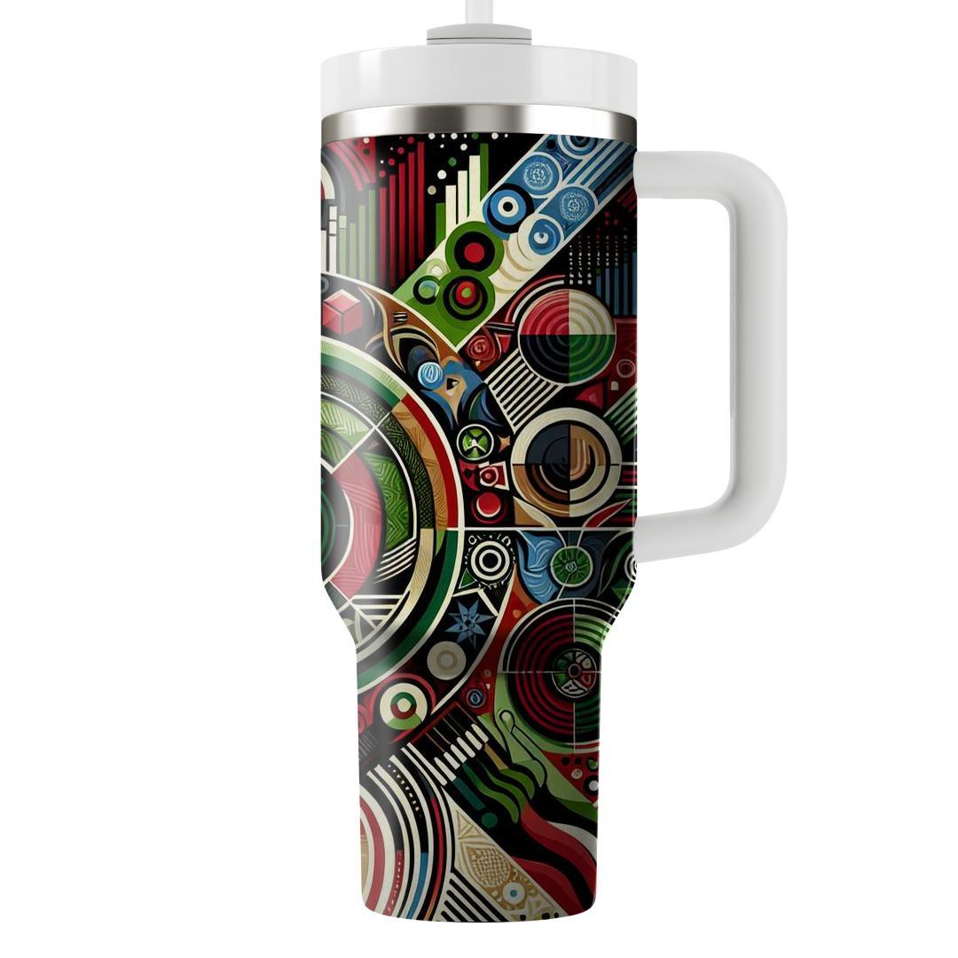Abstract Reflections - Kwanzaa Celebrations  Tumblers With Lids