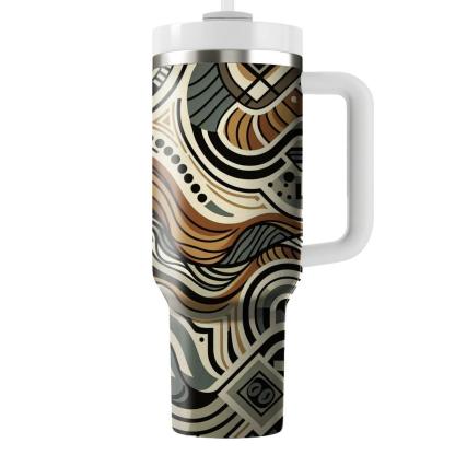 Tribal Wave Fusion  Tumblers For Gifts