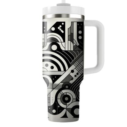 Abstract Monochrome Mirage  Tumblers For Gifts