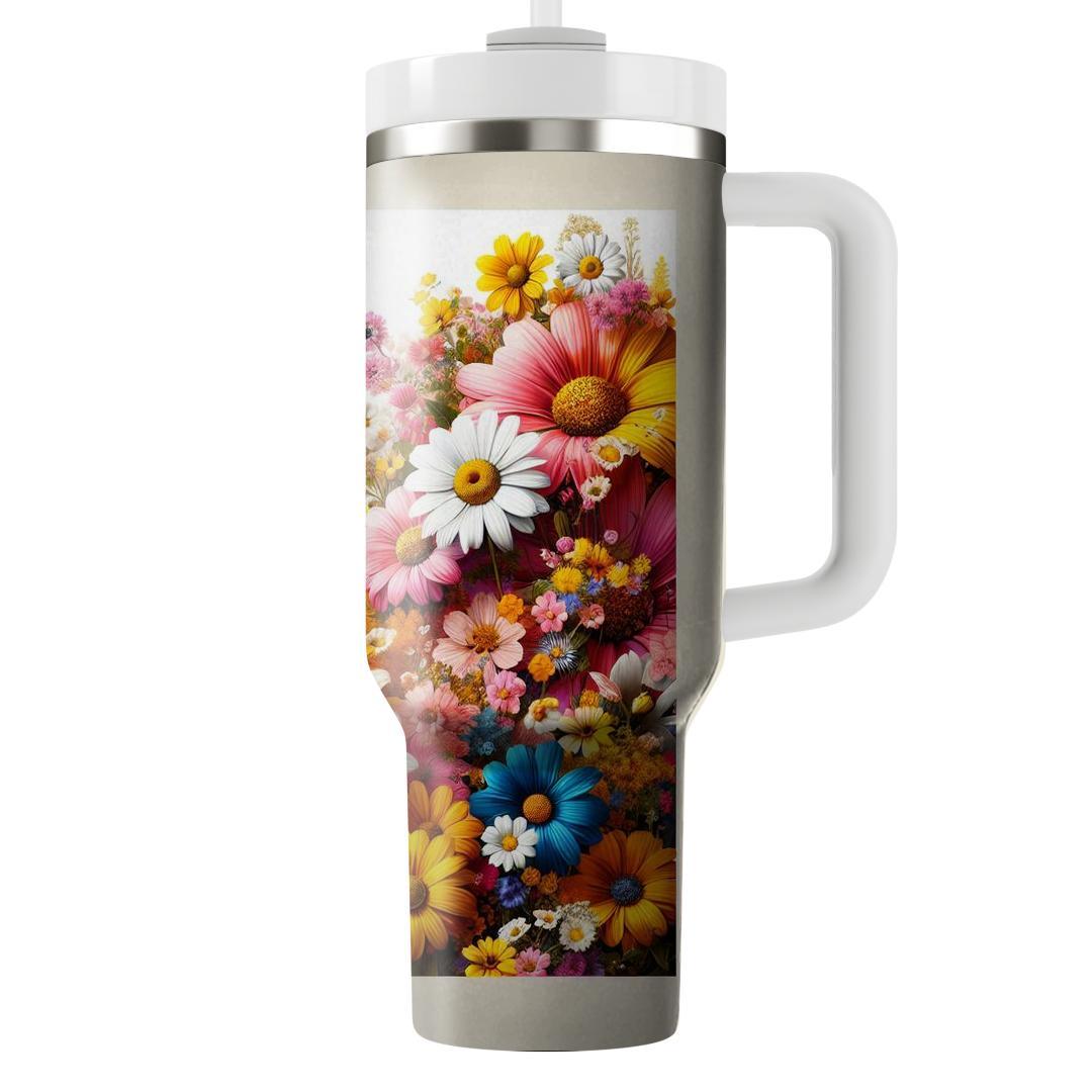 Hippie Vibe Flower Child  Travel Tumblers