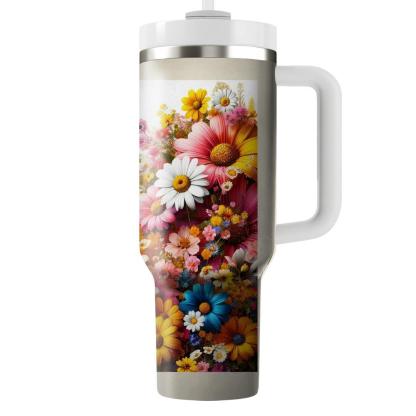 Hippie Vibe Flower Child  Travel Tumblers