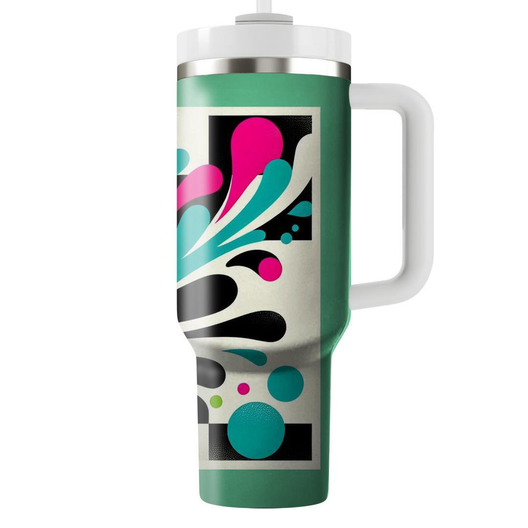Checkerboard Groove  Insulated Tumblers
