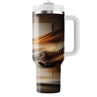 Chic Cheetah Dash  Travel Tumblers