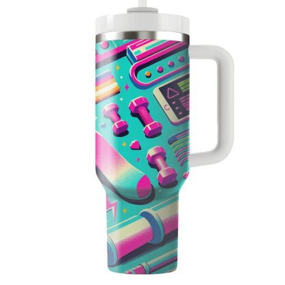 Chic Retro Fitness Travel Tumblers