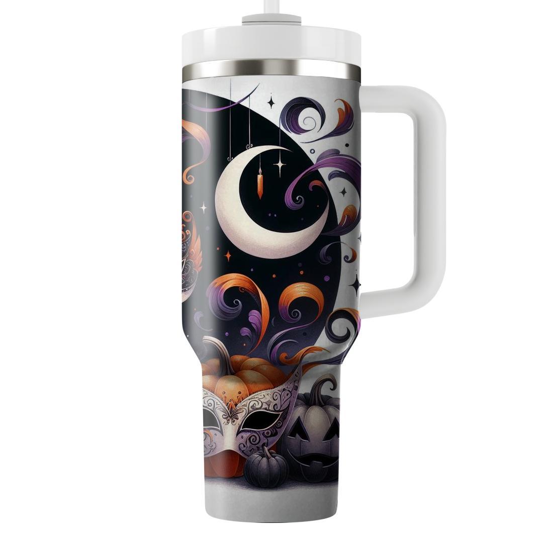 Serenade Of Spirits - Halloween Masquerade  Tumblers With Lids