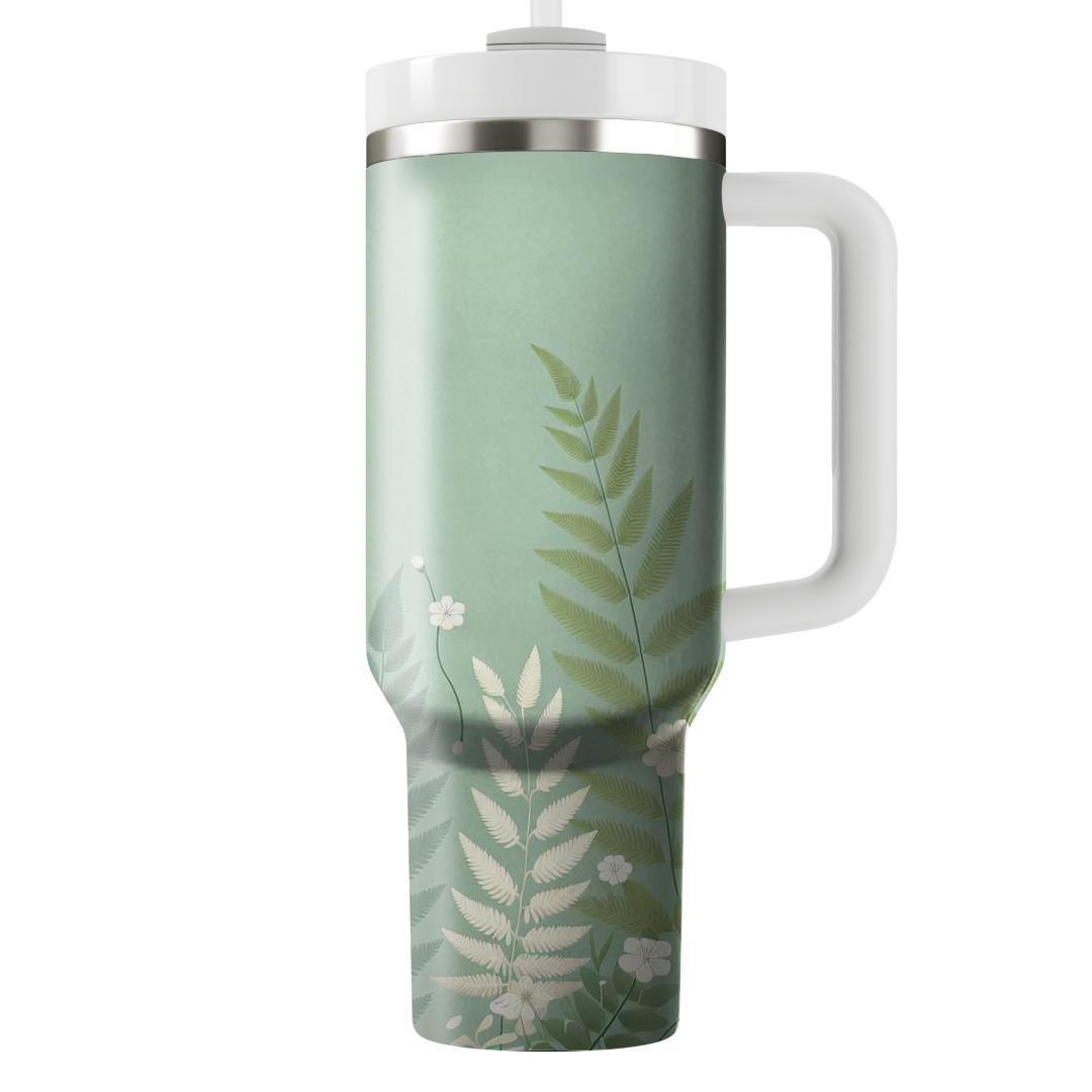 Delicate Fern And Blossom  Insulated Tumblers