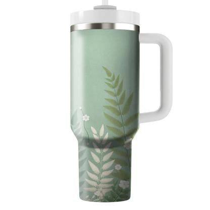 Delicate Fern And Blossom  Insulated Tumblers