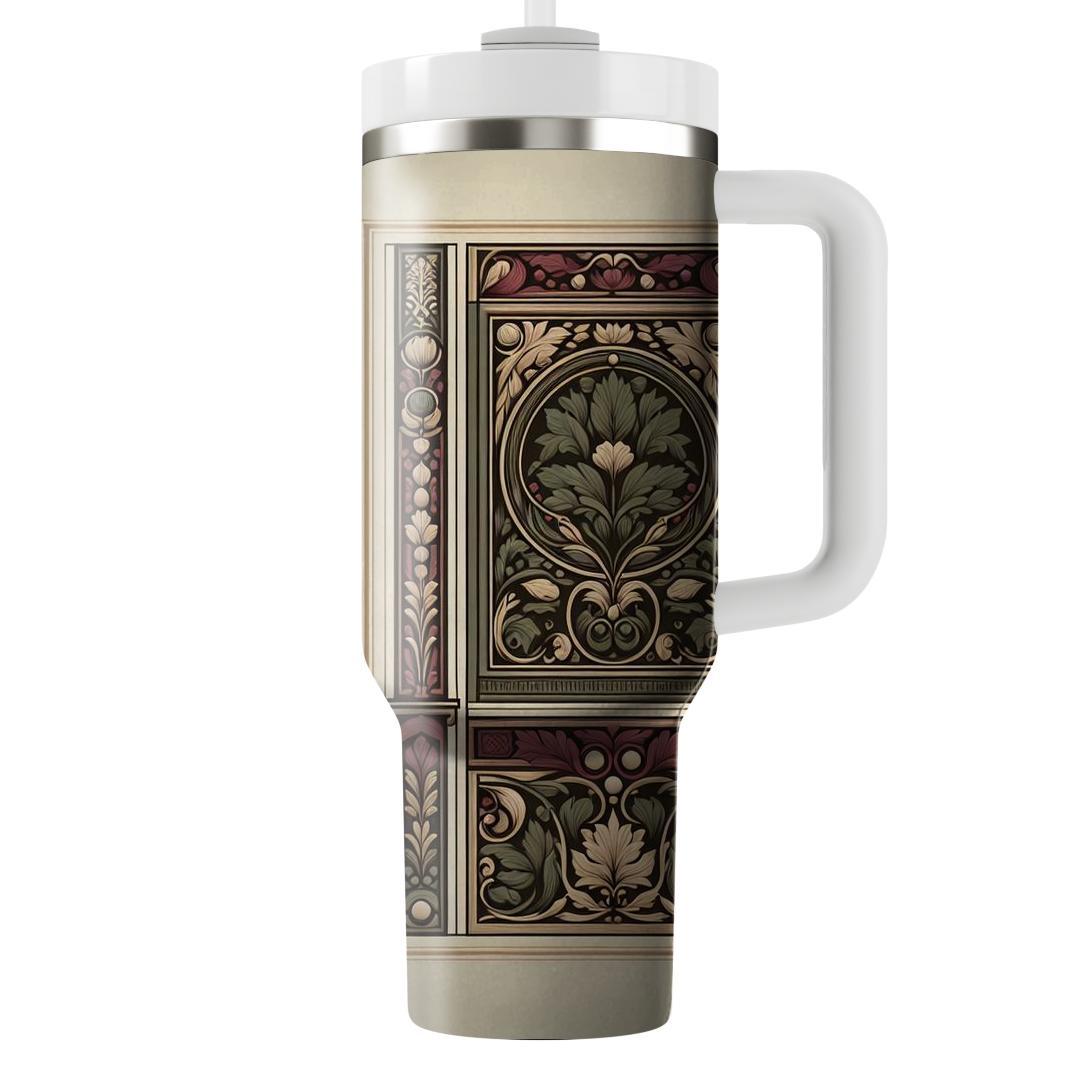 Renaissance Floral Panel  Tumblers For Gifts