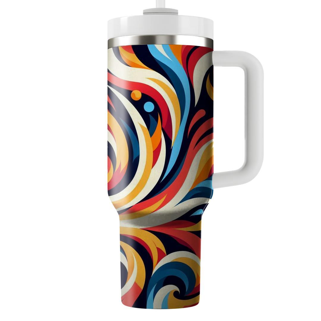 Dynamic Twirl Patterns  Custom Tumblers