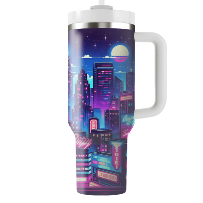 Electric City Nights Insulated Tumblers