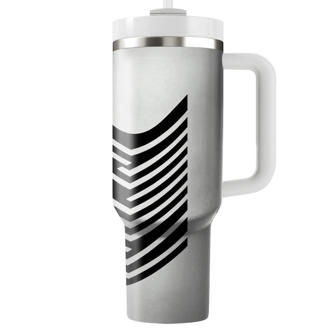 Modern Chevron Wave  Tumblers For Gifts