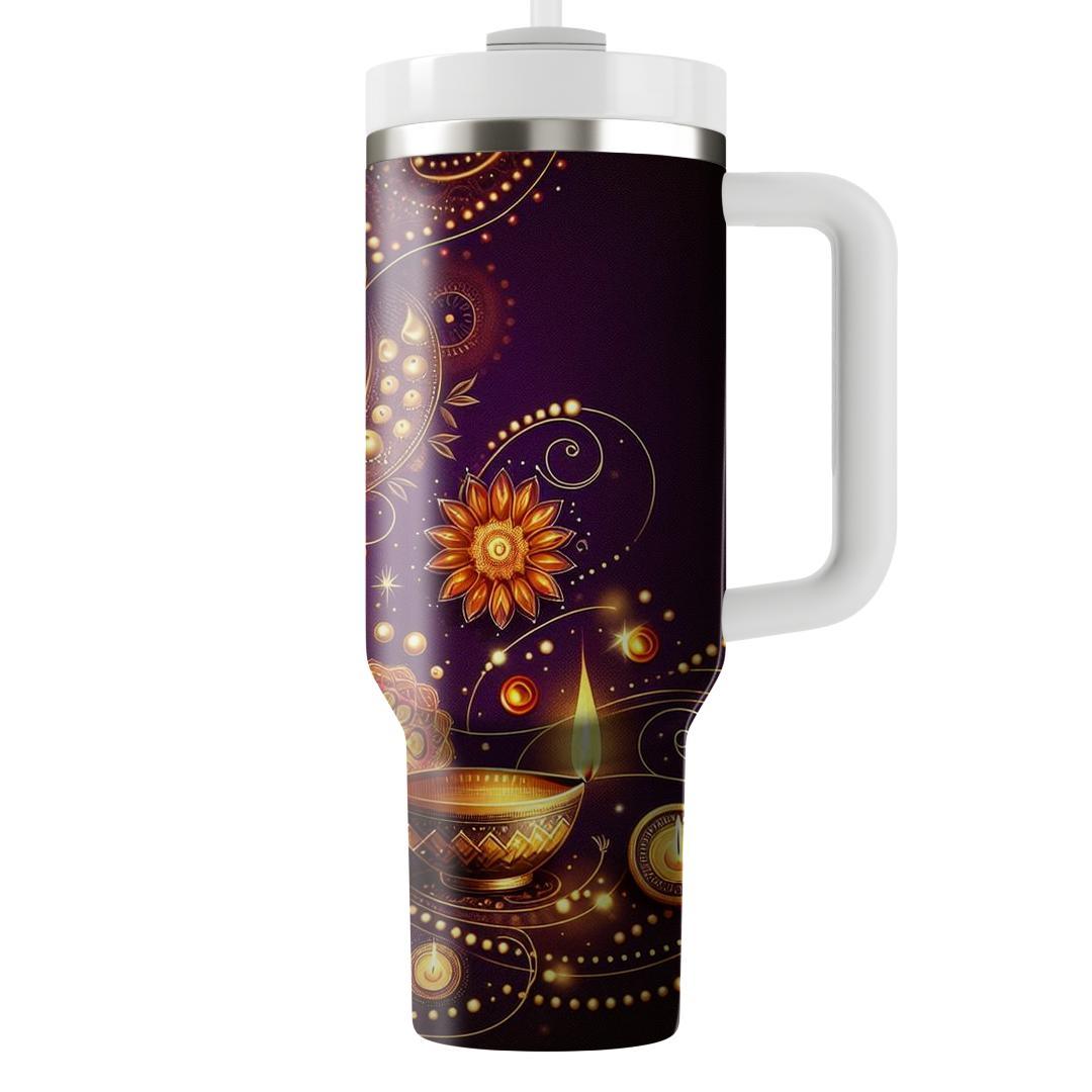 Radiant Reflections - Diwali Dreams  Decorative Tumblers