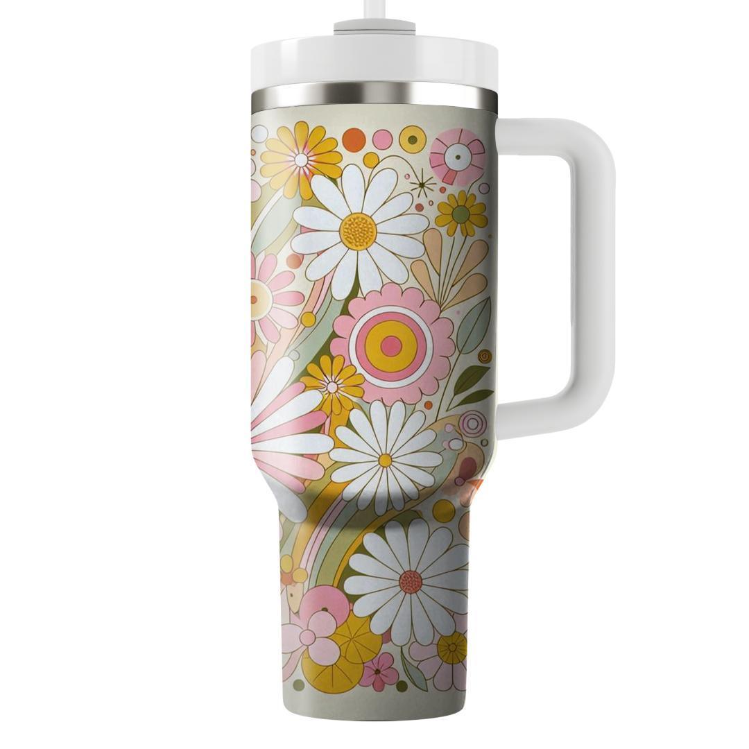 Flower Power Blossom  Travel Tumblers