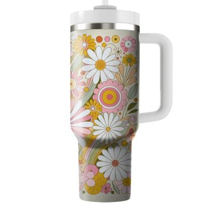 Flower Power Blossom  Travel Tumblers