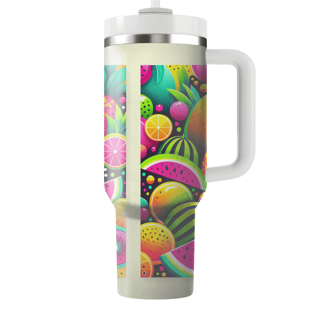 Funky Fruit Fiesta Custom Tumblers