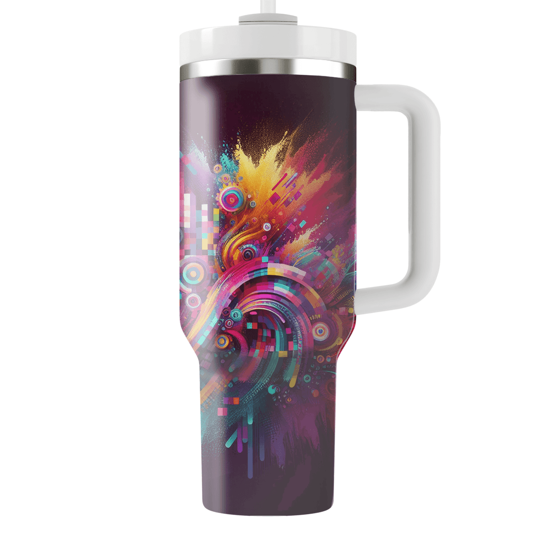 Mosaic Of Joy - Festival Of Colors  Custom Tumblers