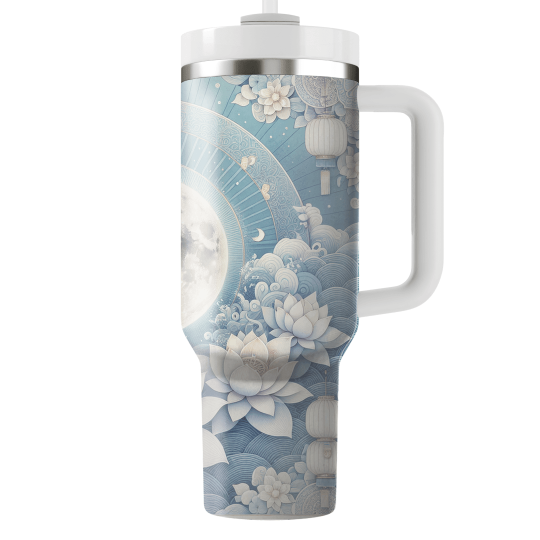 Serene Mid-autumn Festival Tumblers With Lids