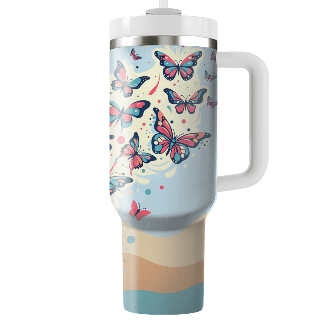 Cheerful Butterflies  Custom Tumblers