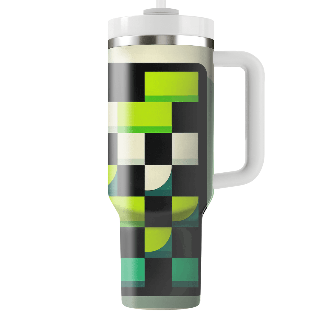Retro Checkerboard  Custom Tumblers