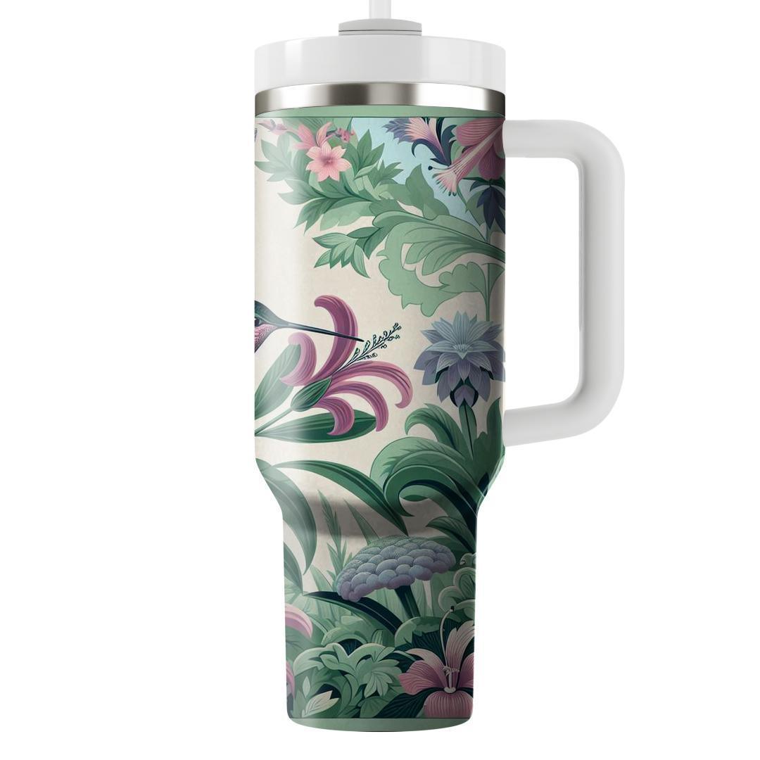 Elegant Hummingbird Garden  Tumblers For Gifts
