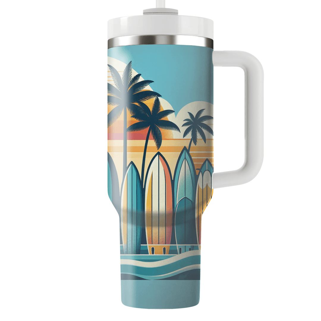 Retro Surf Culture Travel Tumblers
