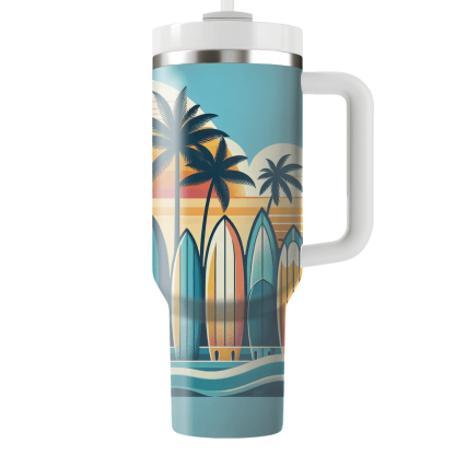 Retro Surf Culture Travel Tumblers