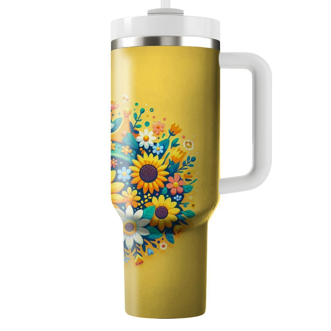Flower Crown  Unique Tumblers