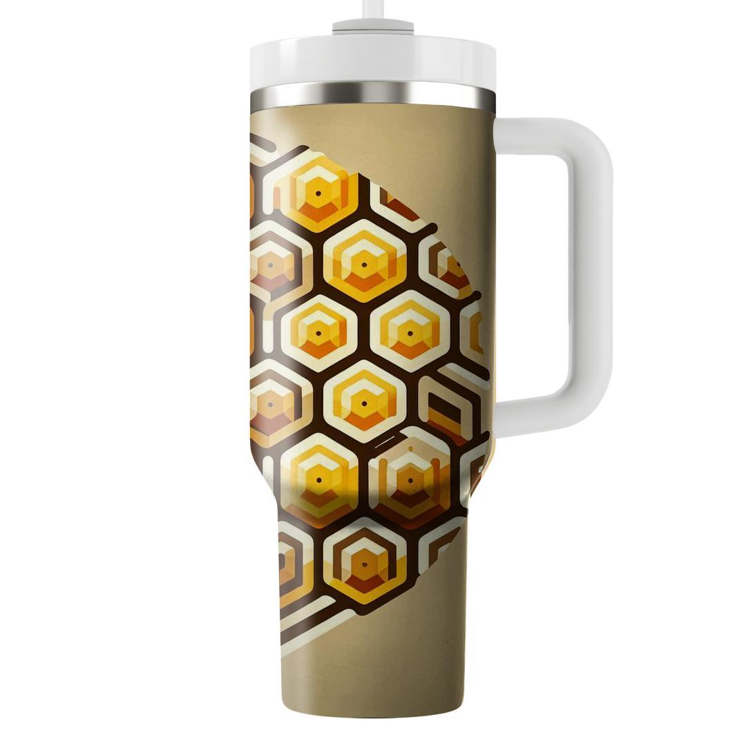 Hexagonal Honeycomb Symphony  Tumblers For Gifts