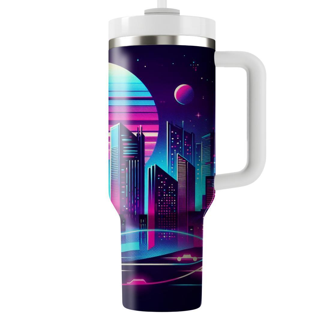 Retro Night Life  Personalized Tumblers