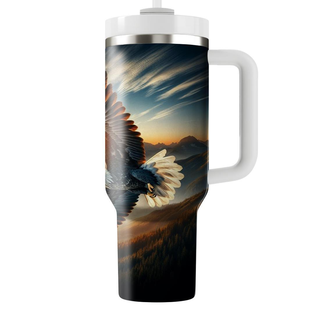 Noble Eagle Horizon  Travel Tumblers