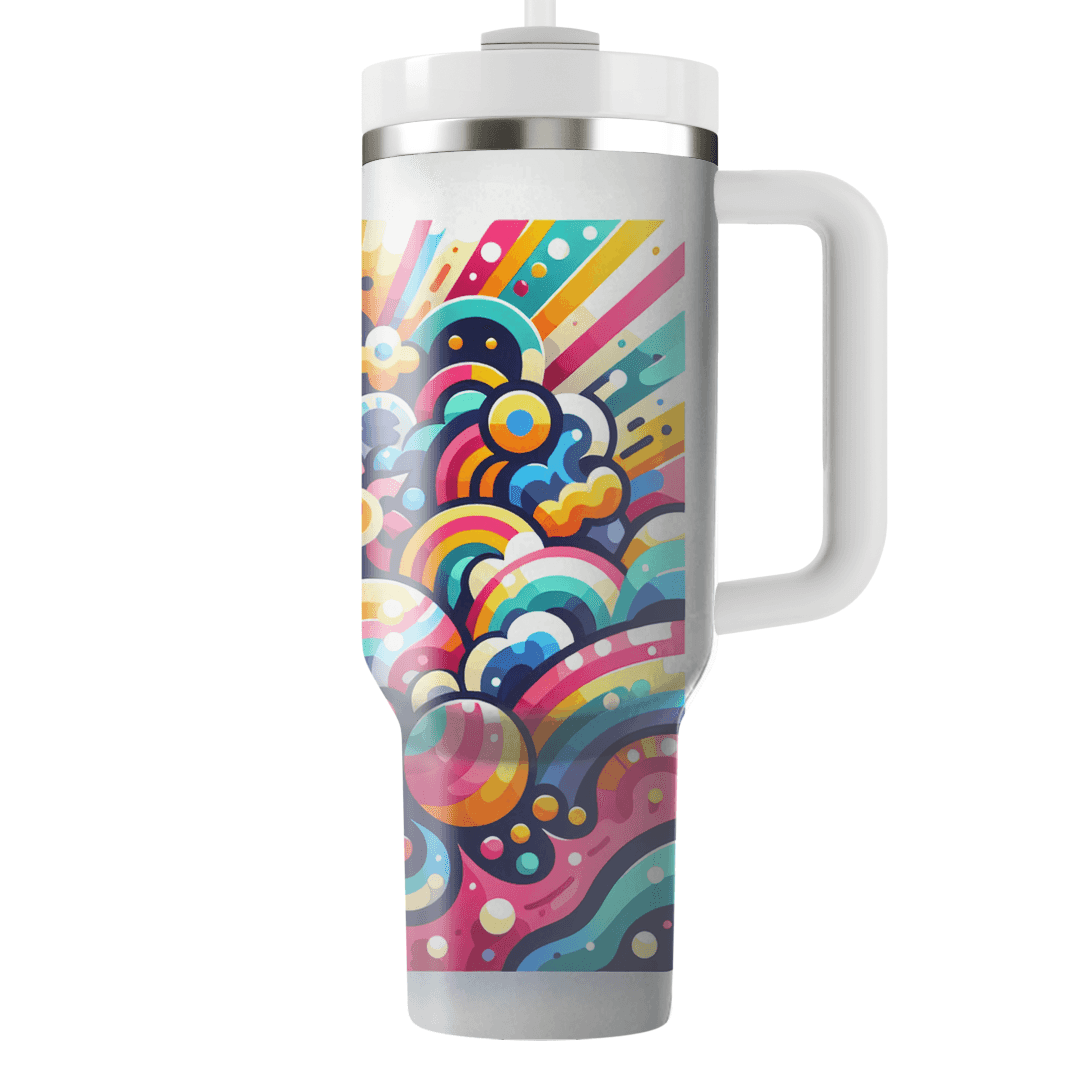 Radiant Rainbow  Tumbler Cups