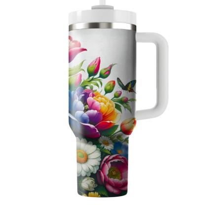 Captivating Floral Garden  Insulated Tumblers