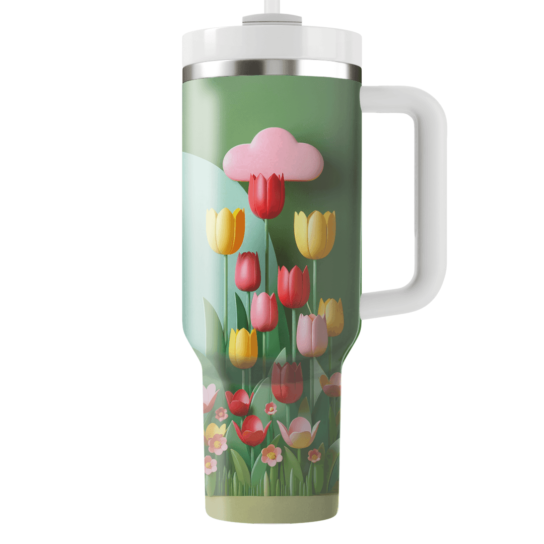 Joyful Tulip Bloom  Tumblers For Gifts