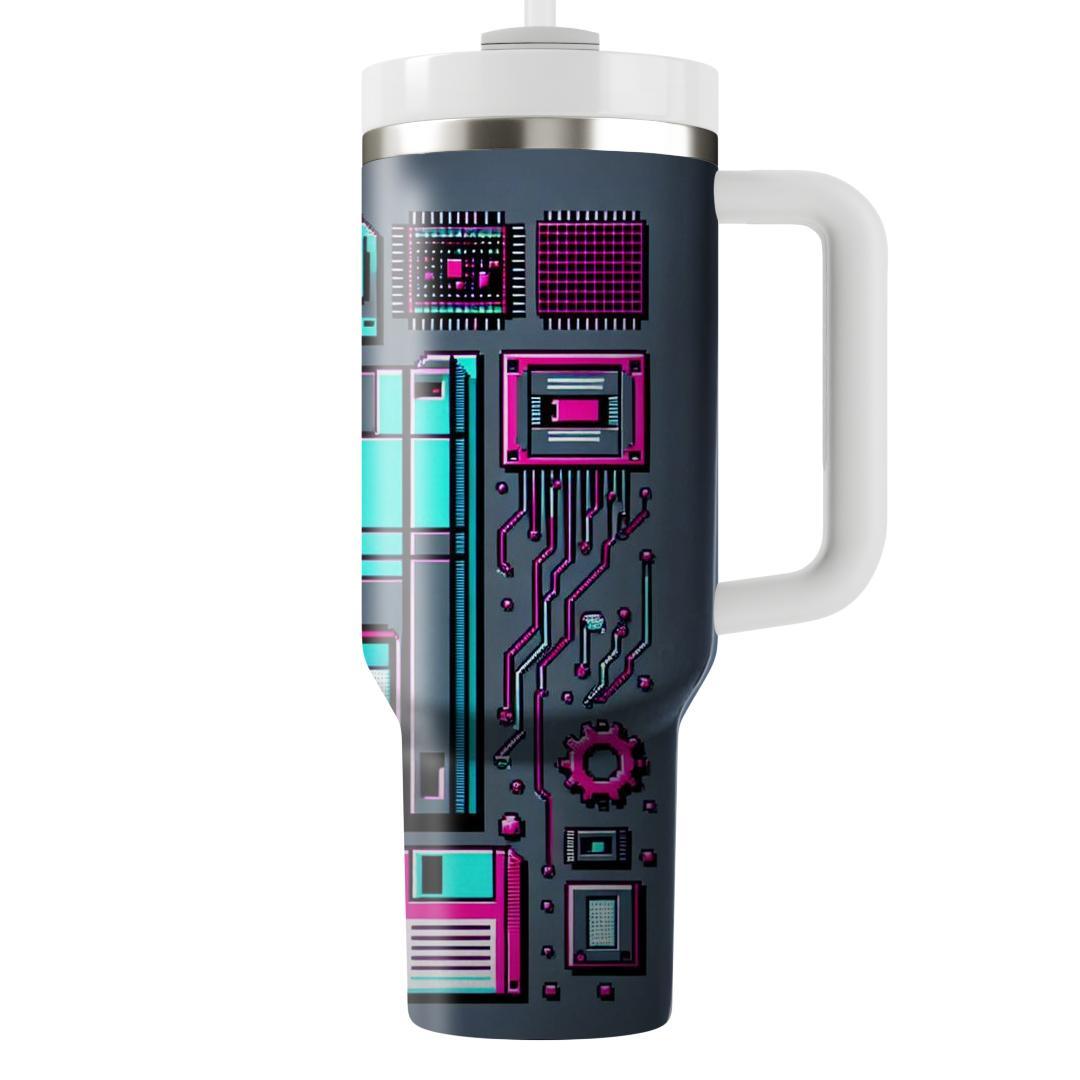 Retro Computer Screen  Unique Tumblers