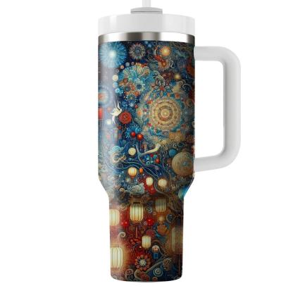 Wonders Of Tradition - New Year’s Cultural Celebration  Tumblers With Lids