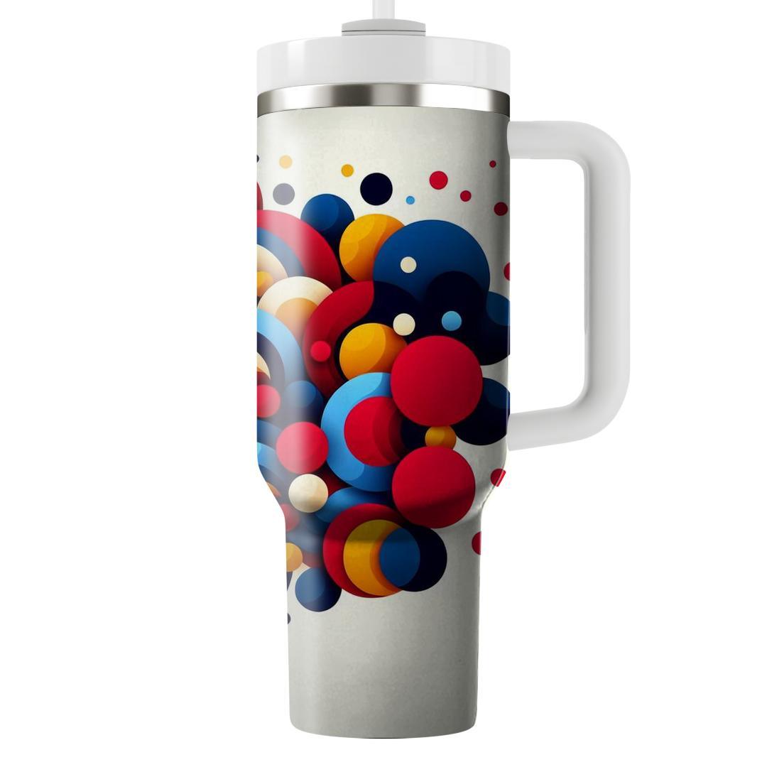 Artistic Abstract Circles  Decorative Tumblers