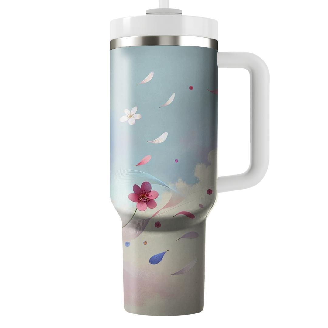 Petals In The Wind  Unique Tumblers