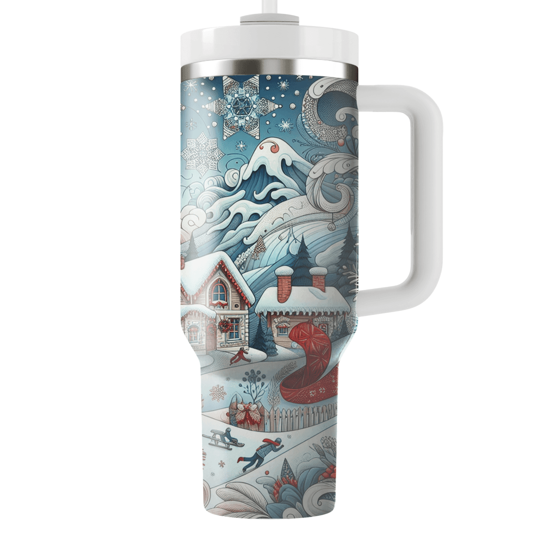 Whimsical Winterscape - A Holiday Adventure  Decorative Tumblers