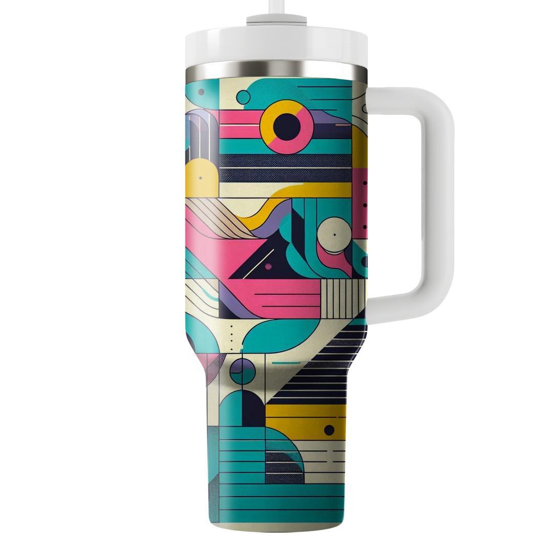 Modern Art Shapes  Insulated Tumblers
