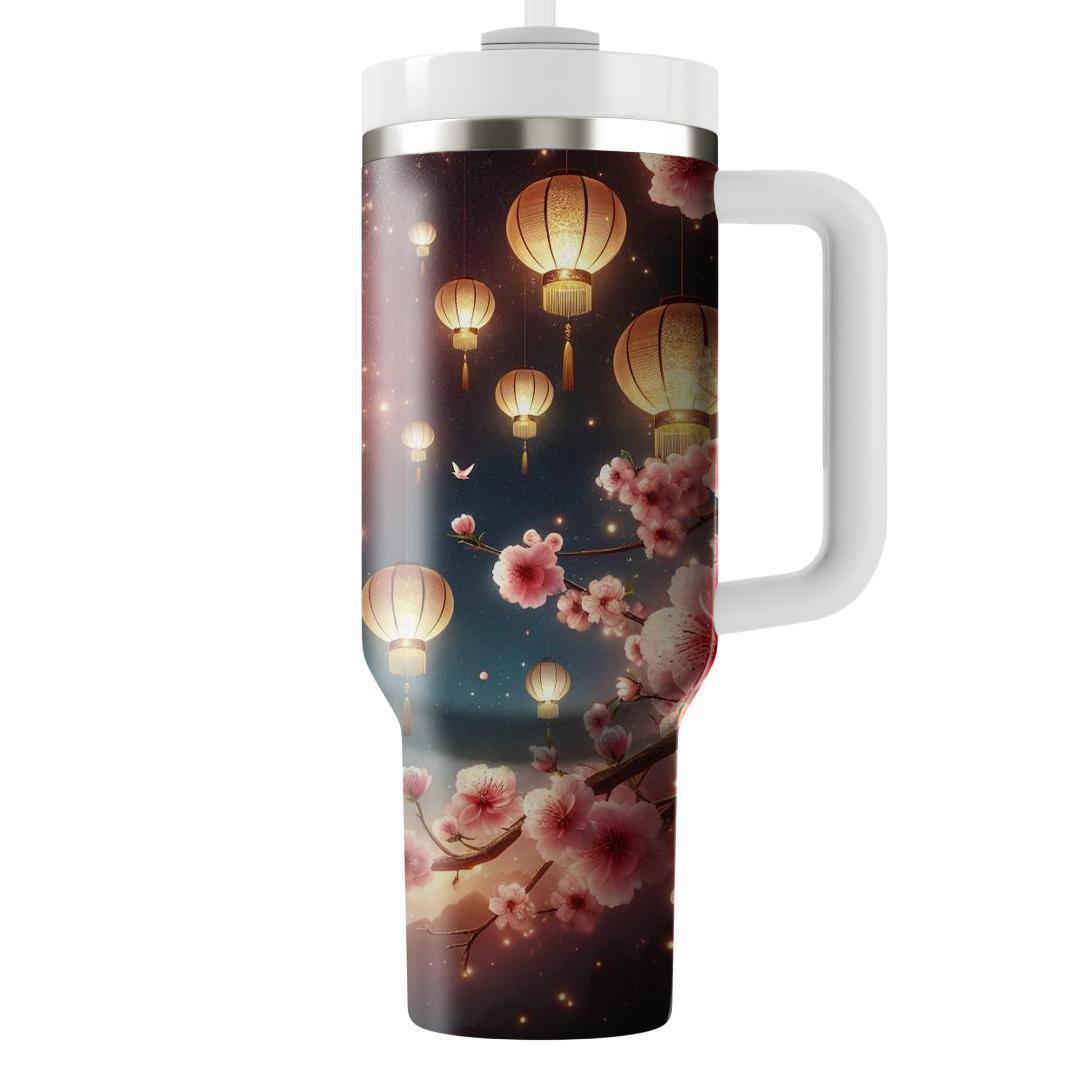 Celestial Echoes - Lunar New Year Reverie  Tumblers With Lids