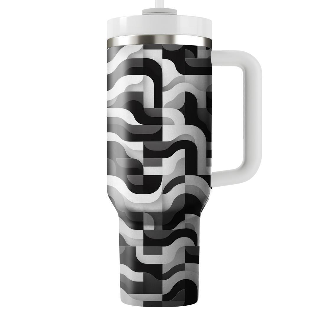 Minimalist Block Waves  Insulated Tumblers