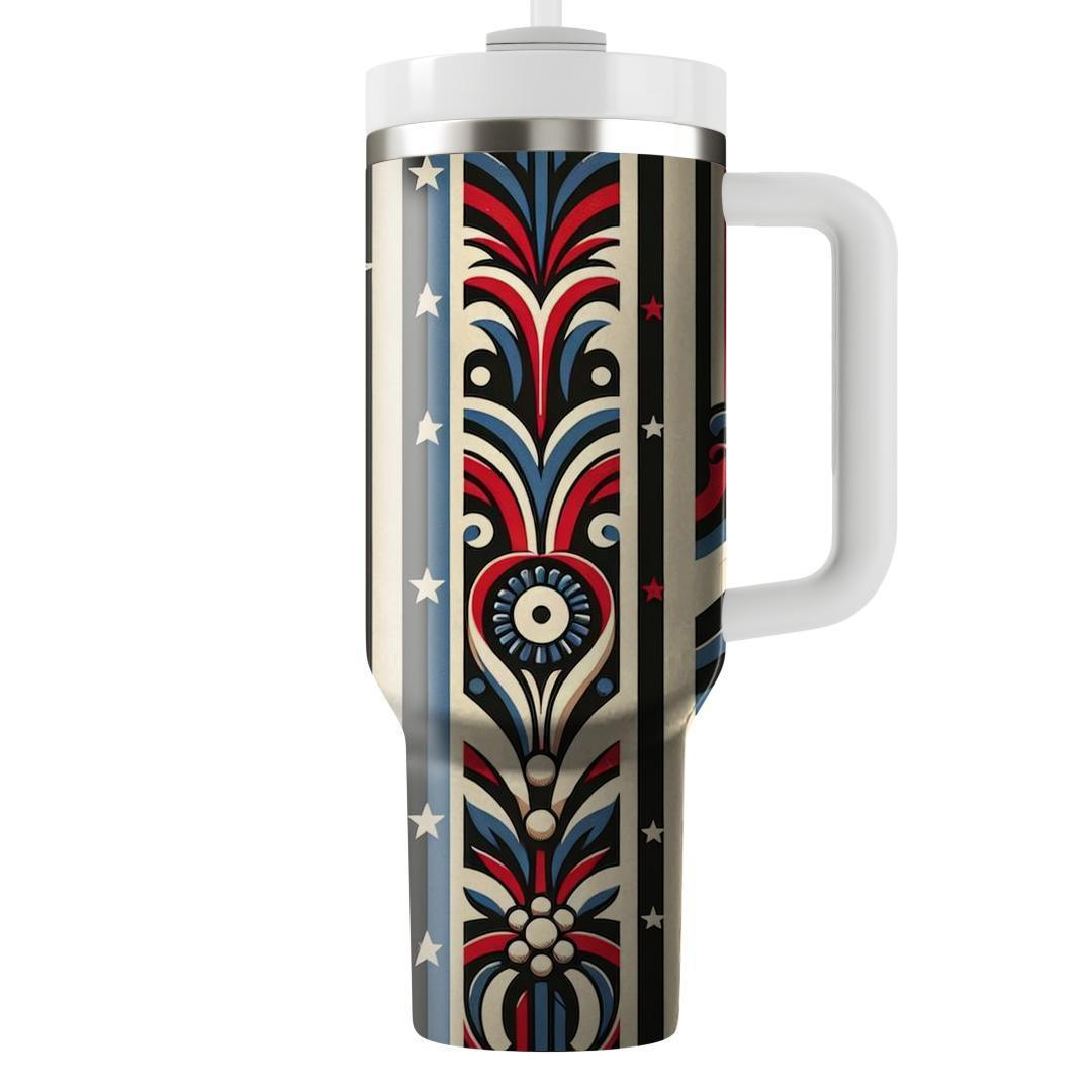 Vintage Circus Stripes  Tumblers For Gifts