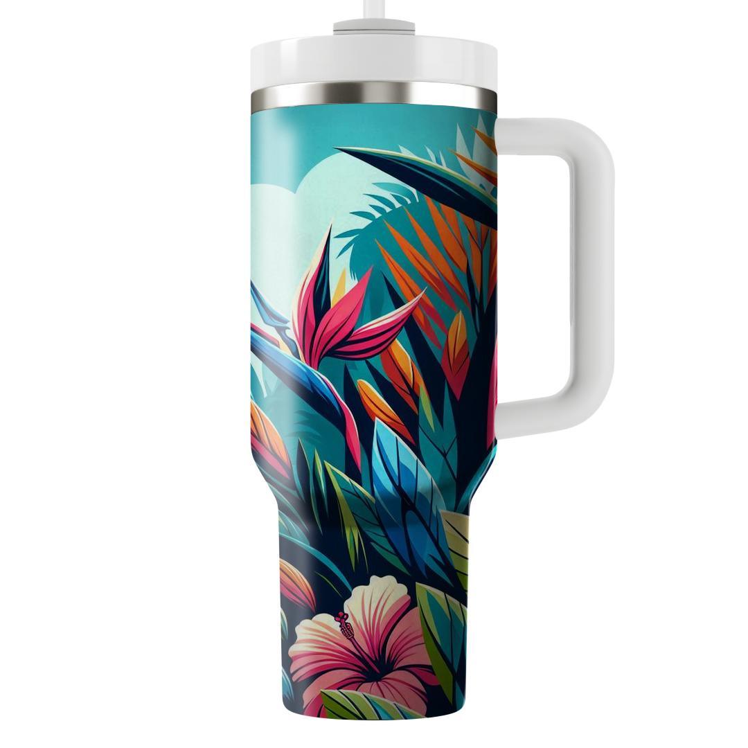 Tropical Jungle Bloom  Tumblers For Gifts