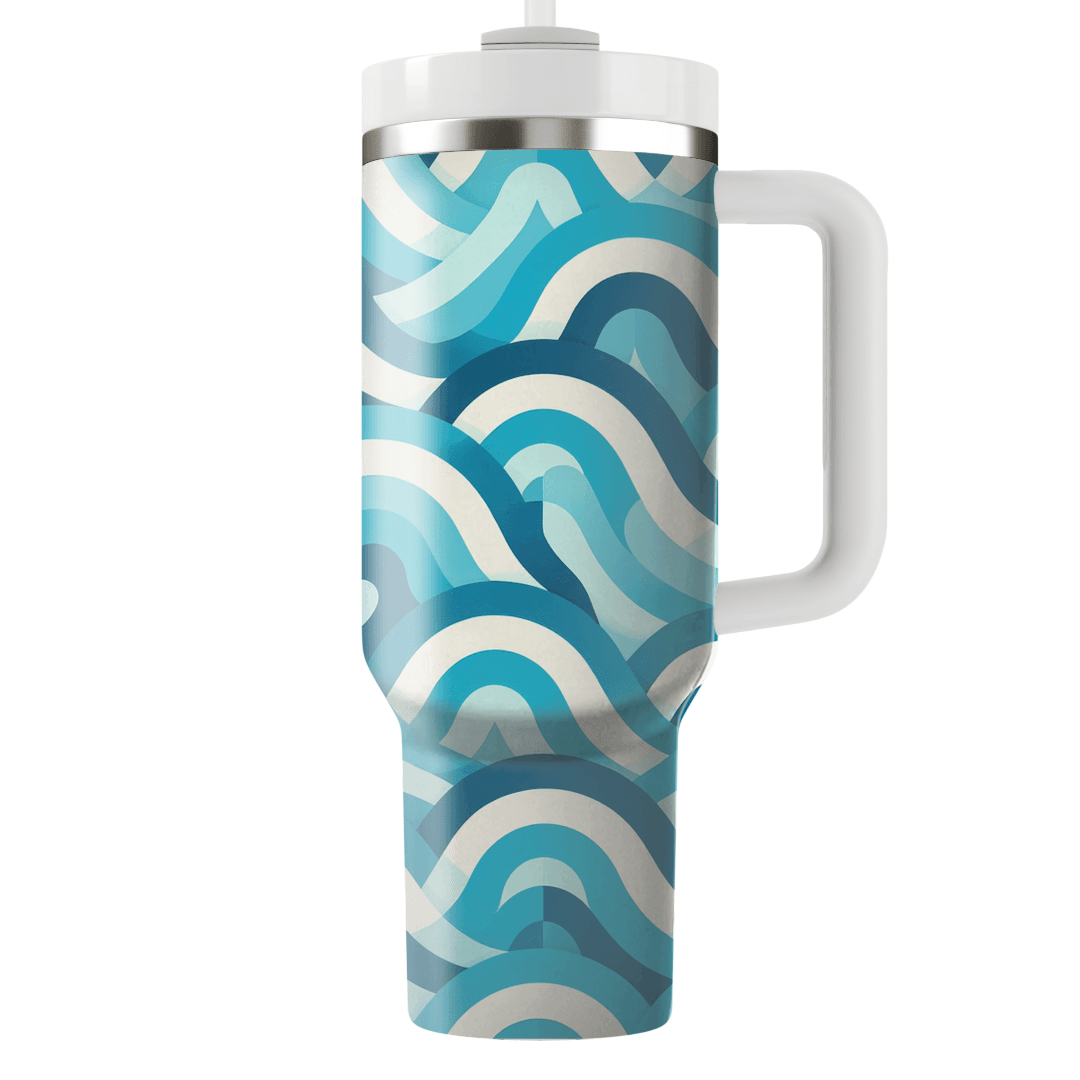 Gradient Wave Pattern  Insulated Tumblers