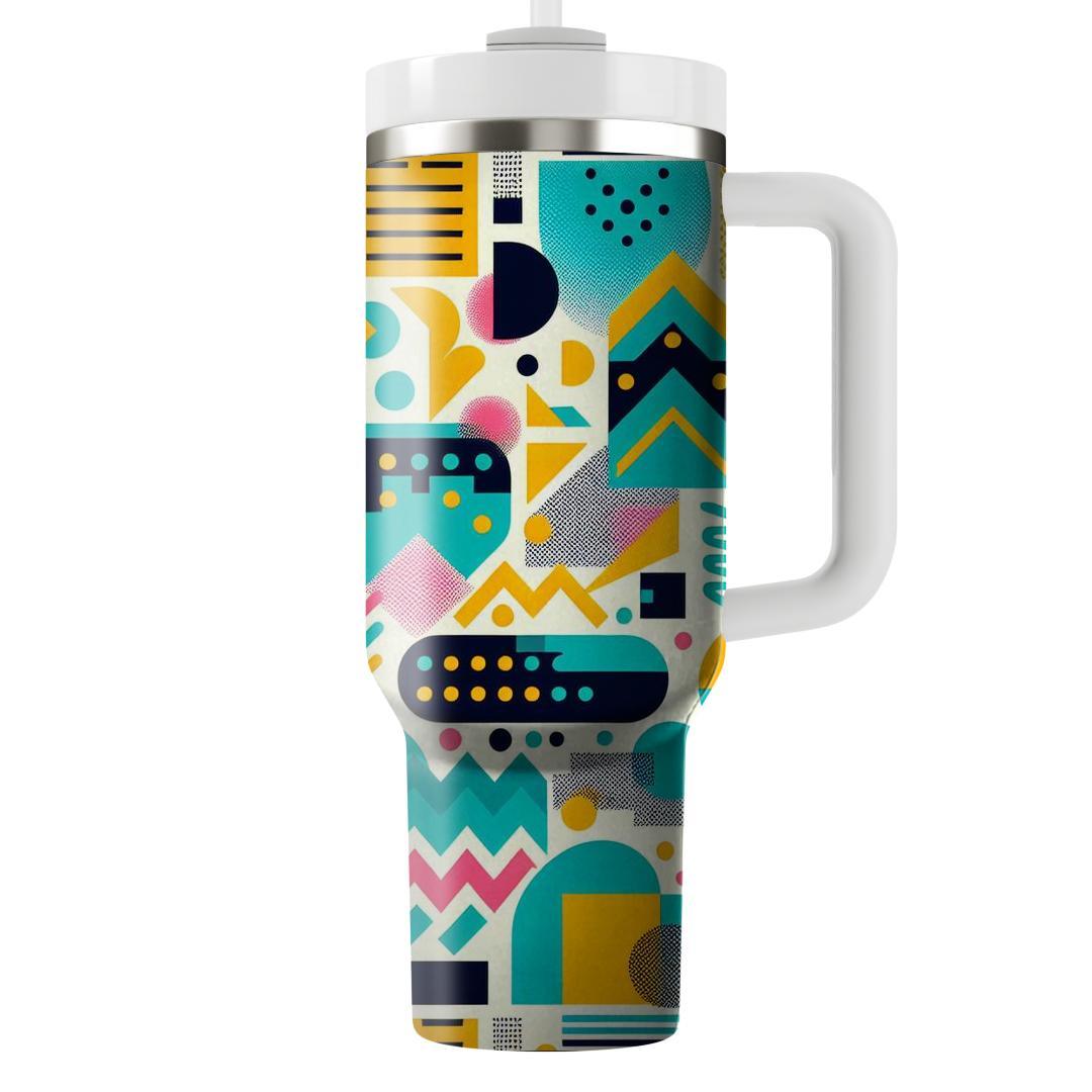 Abstract Memphis  Personalized Tumblers